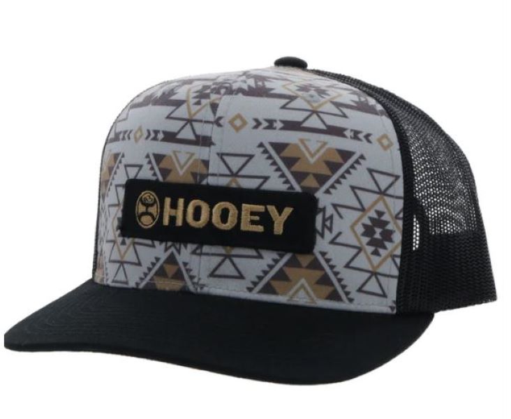 Hooey Grey/Black w/Aztec Hat 2313T-GYBK