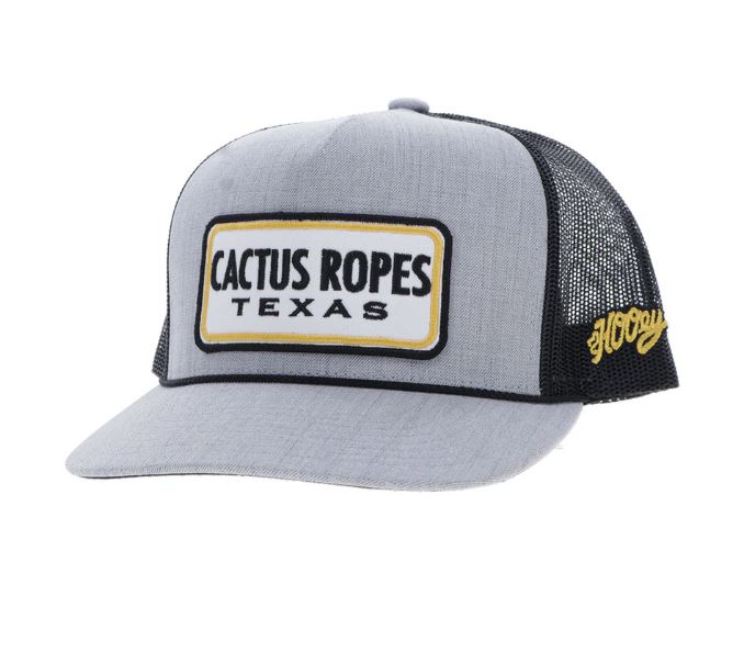 Hooey Grey/BlackCactus Ropes Cap CR116