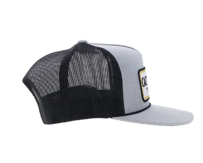 Hooey Grey/BlackCactus Ropes Cap CR116
