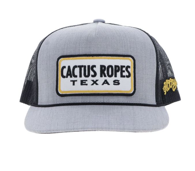 Hooey Grey/BlackCactus Ropes Cap CR116
