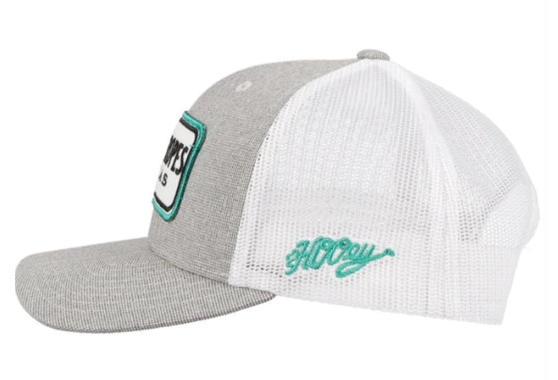 Hooey Grey Cactus Ropes Texas Cap CR064