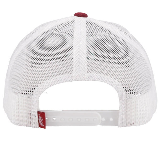 HOOEY MAROON/WHITE STERLING CAP 2106T-MAWH