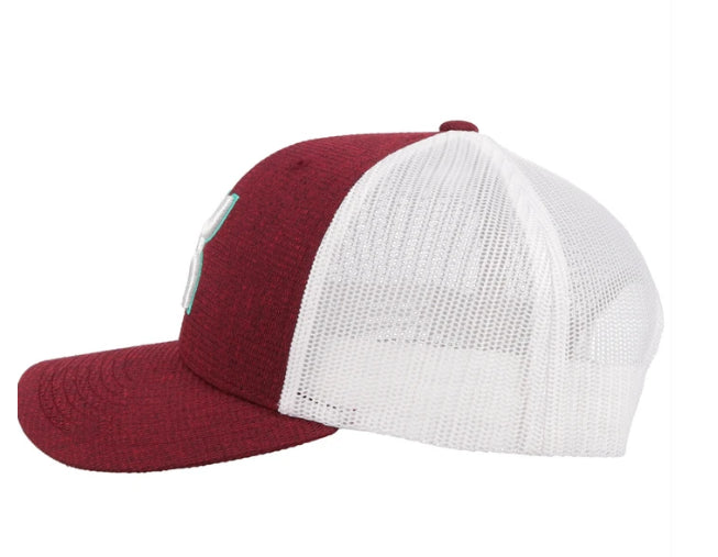 HOOEY MAROON/WHITE STERLING CAP 2106T-MAWH