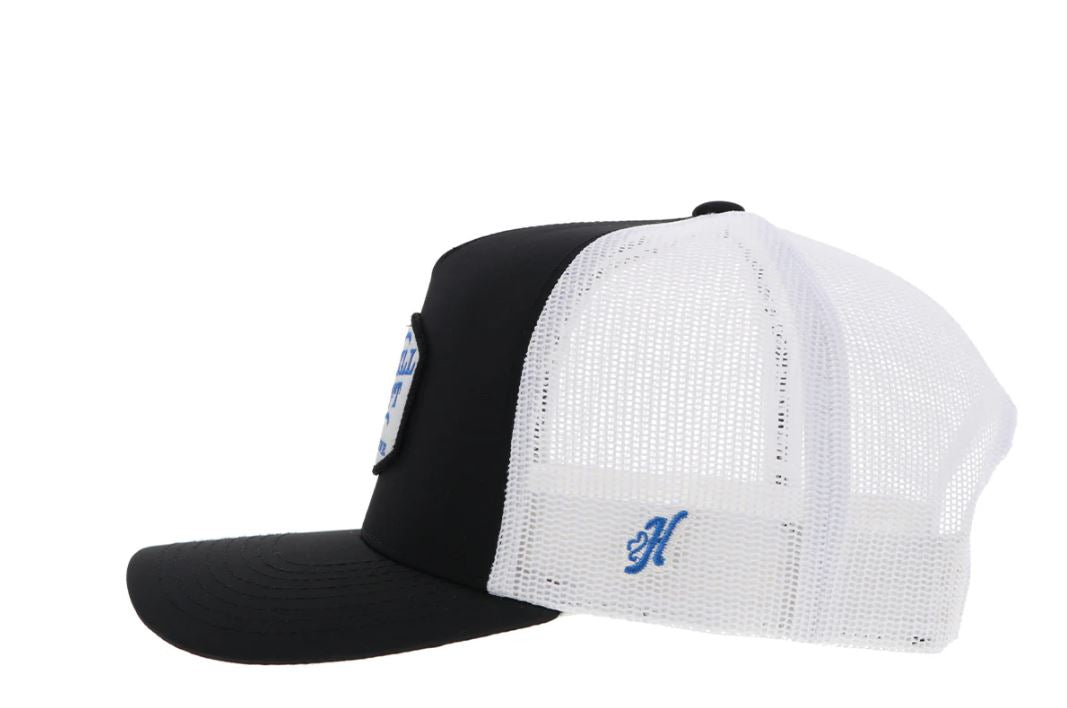 Hooey White/Black 'John Wayne' Hat 2364T-BKWH