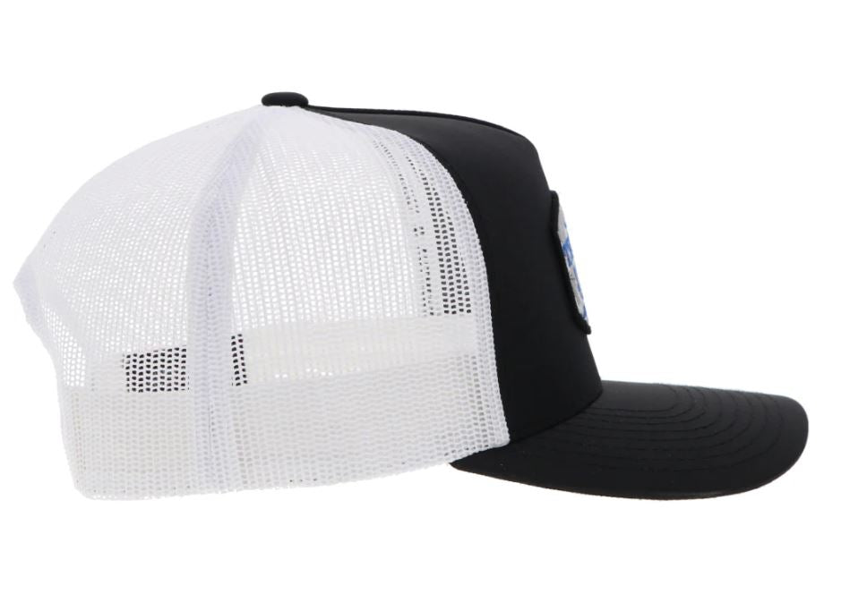 Hooey White/Black 'John Wayne' Hat 2364T-BKWH