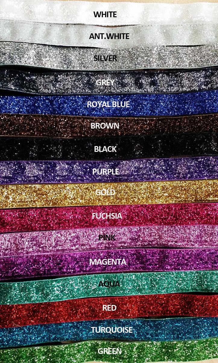 HP-GTEHB Glitter Ribbon Adjustable Headband