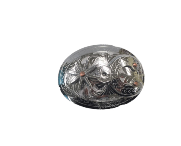 Iron Horse Spinner Spur Oval Buckle 1076