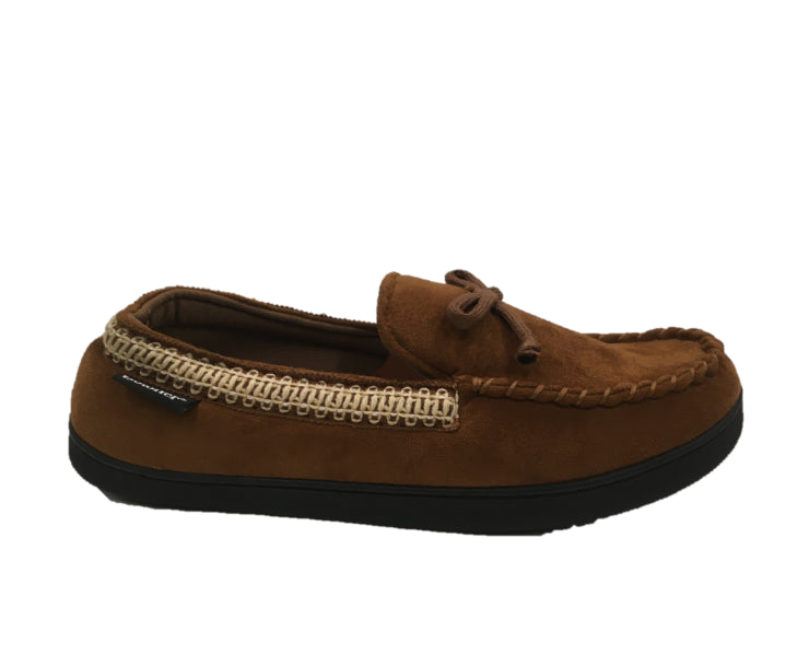 Isotoner Cognac Mens Slippers U92168COG