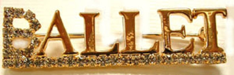 J-79 Gold Ballet Pin