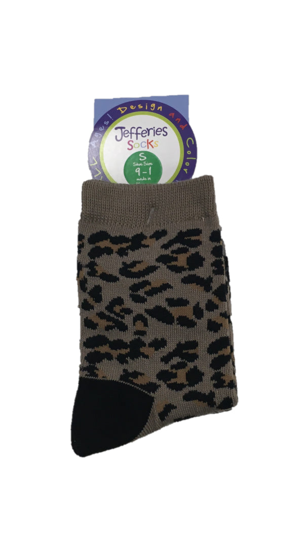 Jefferies Socks Print Socks 02745-SM-BLK