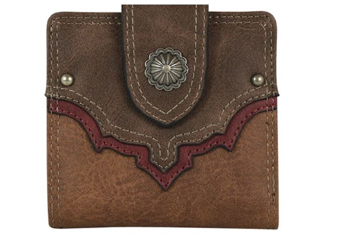 Justin Brown Wallet with Concho 22074674W