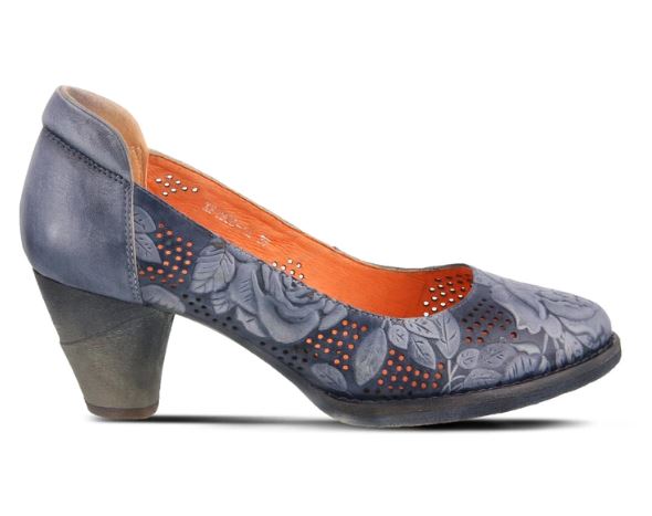 L'Artiste Navy Rositta Womens Pump