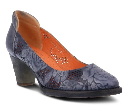 L'Artiste Navy Rositta Womens Pump
