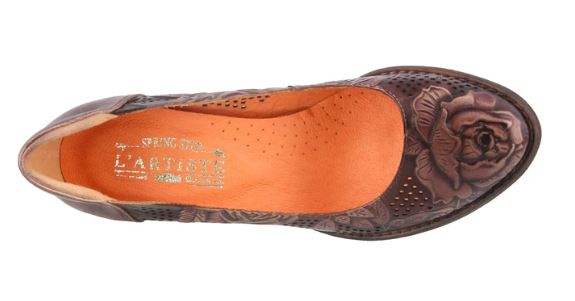 L'Artiste Plum Rositta Womens Pump