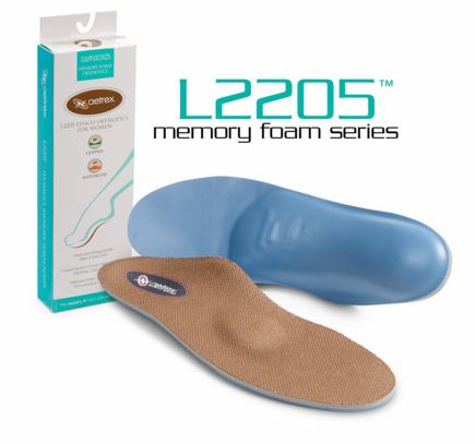 L2205 Women's Memory Foam Orthotics