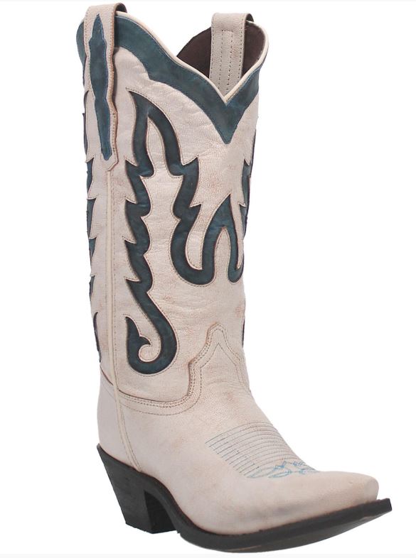 Laredo Off White Keyla Womens Boots LA1049