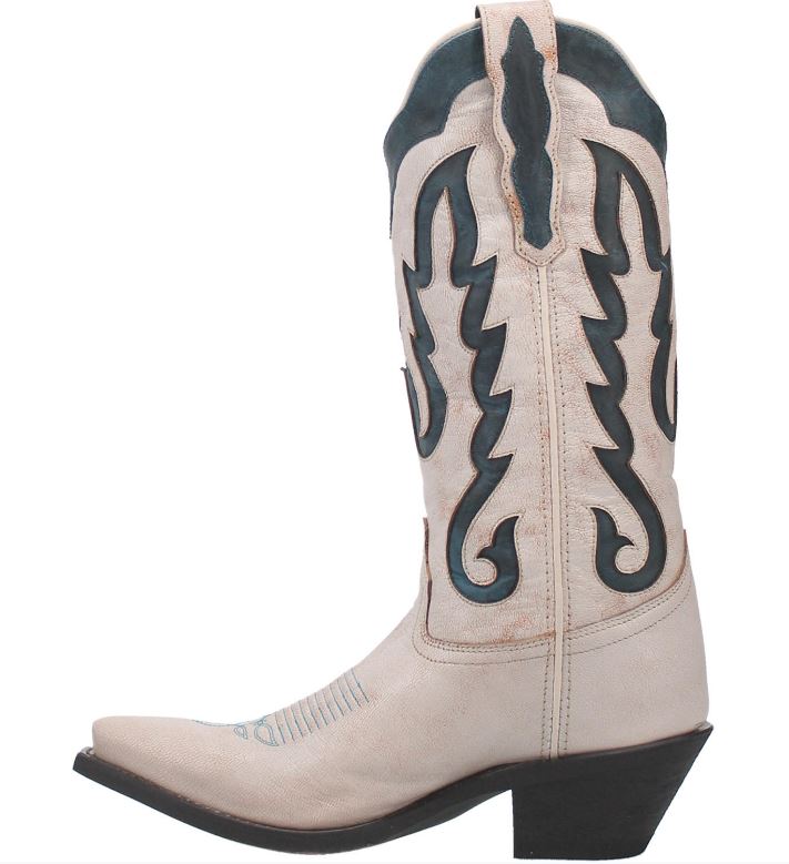 Laredo Off White Keyla Womens Boots LA1049