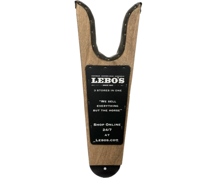 Lebo's Brown Small Wood Boot Jack 04002-01