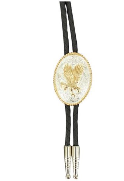 M and F Western Flying Eagle Bolo Tie 22264