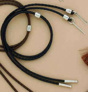 M&F Black Nylon Stampede String 02966-01