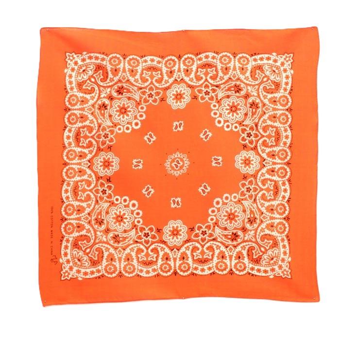 M & F Western Orange Bandana 10010-26