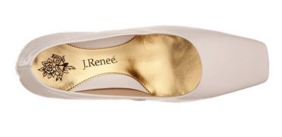 MARY White J. Renee Women's Dress Pump