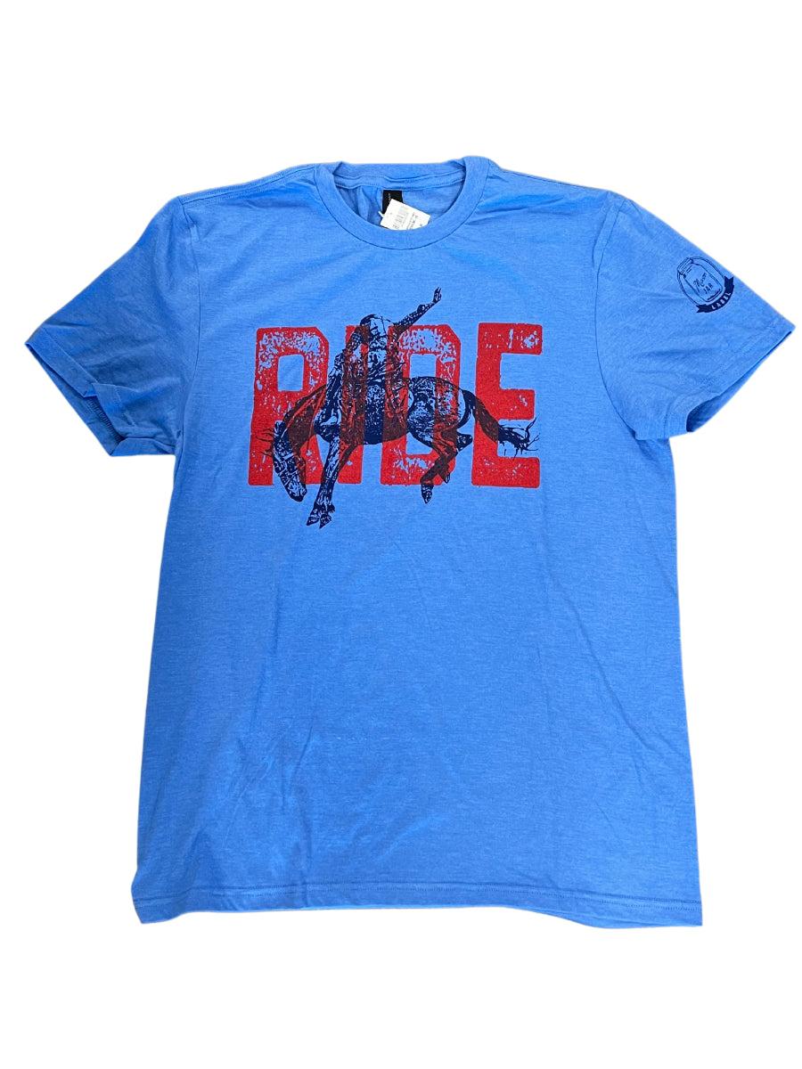 Mason Jar Ride Bronc T-Shirt RIDEBRONC-VB