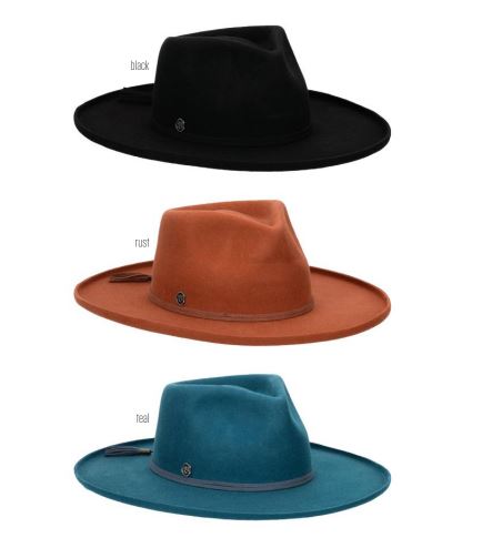 Milano Rebel Heart Wool Felt Hat BF138