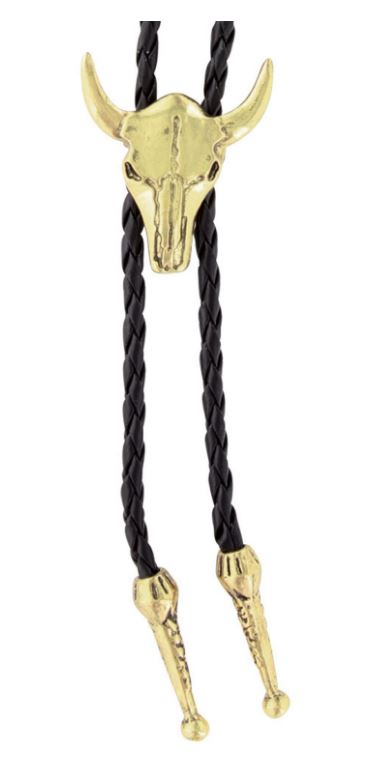 Montana Womens Brass Steer Bolo Tie ABT4257