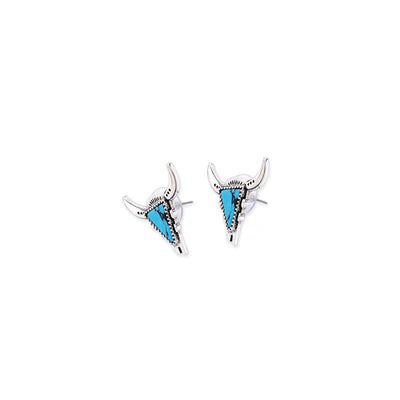 Myra Bag Blue Sky Herd Earrings S-11466