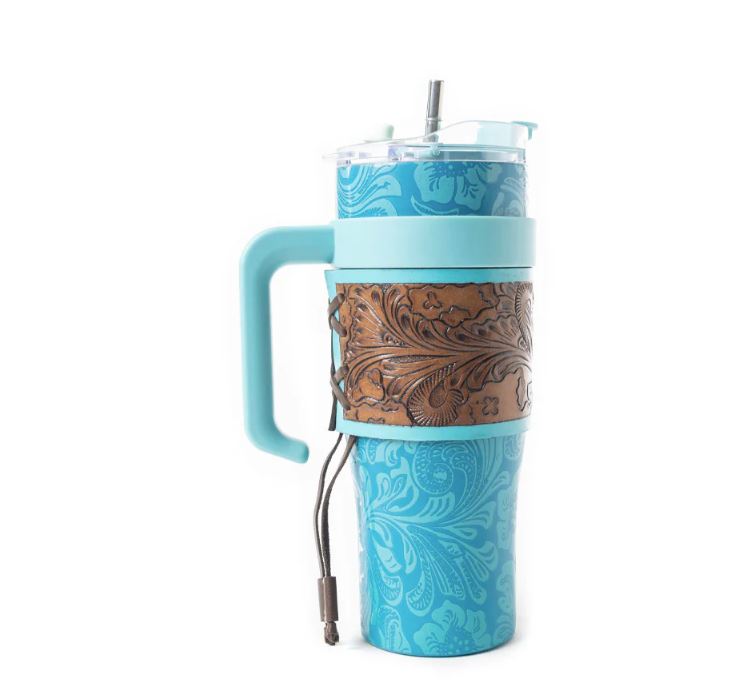 Myra Bag Blue Wide Wyoming Tumbler S-12055