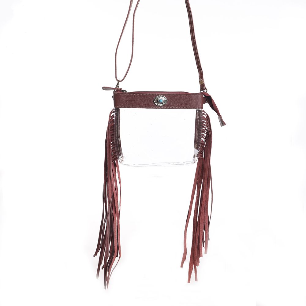 Myra Bag Chocolate Azura Clear Bag S-9553