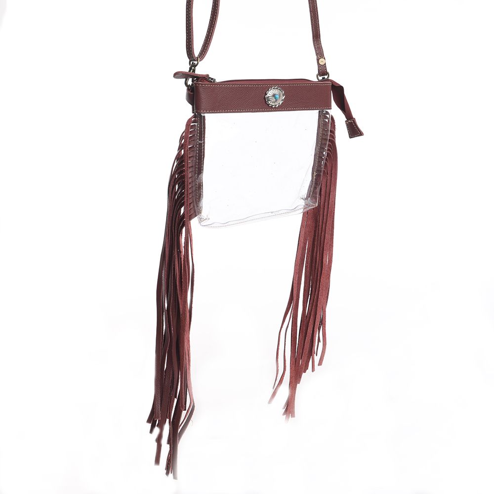 Myra Bag Chocolate Azura Clear Bag S-9553