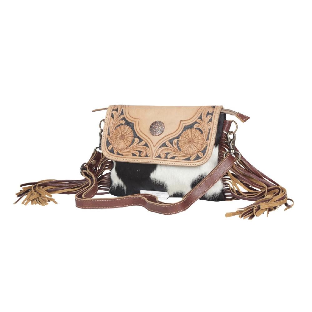 Myra Bag Coral Paz Hand-Tooled Bag S-4381