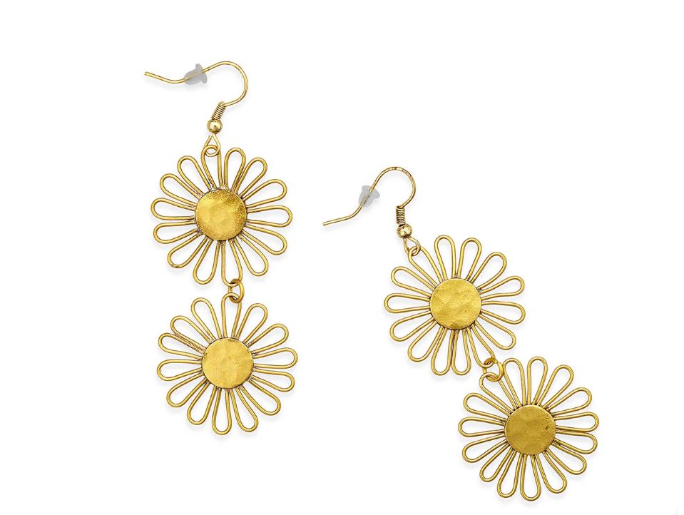 Myra Bag 'Dual Daisy' Earrings S-10943