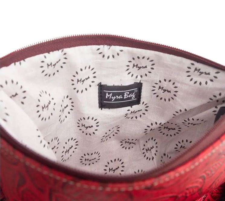 Myra Bag Fennington Red Leather Bag S-9561