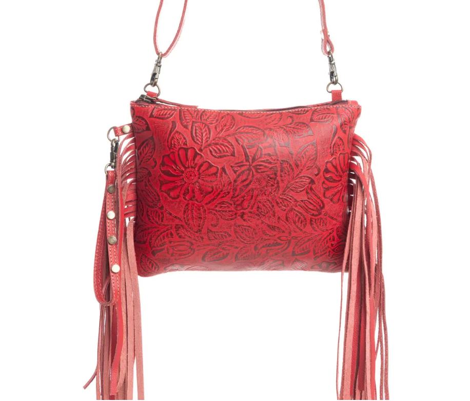 Myra Bag Fennington Red Leather Bag S-9561