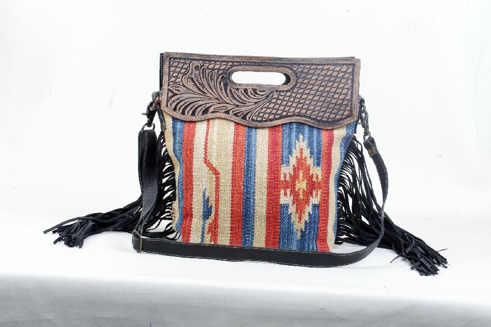 Myra Bag Impactful Hand-Tooled Bag S-3055