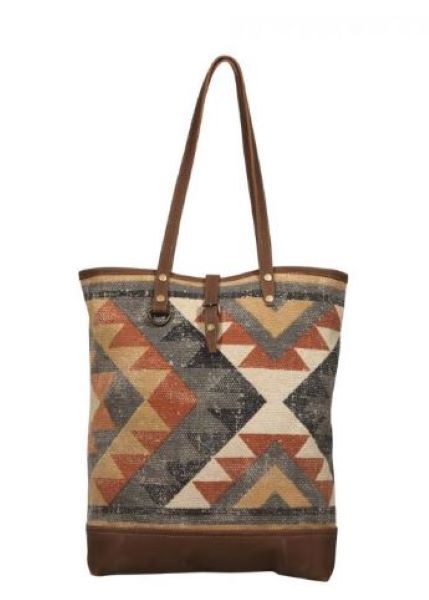 Myra Bag Jaggy Aztec Tote Bag S-2007