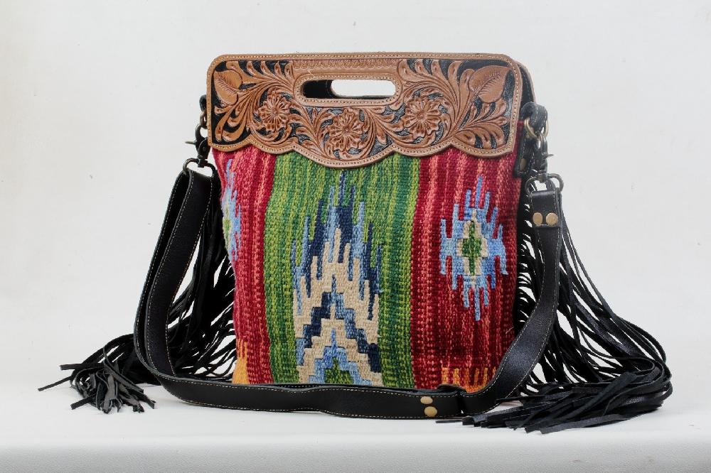 Myra Bag Jardin Hand-Tooled Bag S-3057