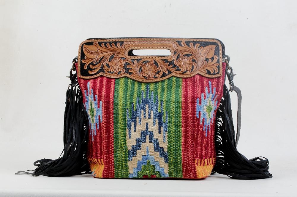 Myra Bag Jardin Hand-Tooled Bag S-3057