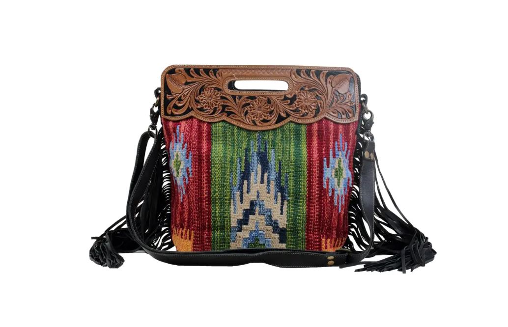 Myra Bag Jardin Hand-Tooled Bag S-3057