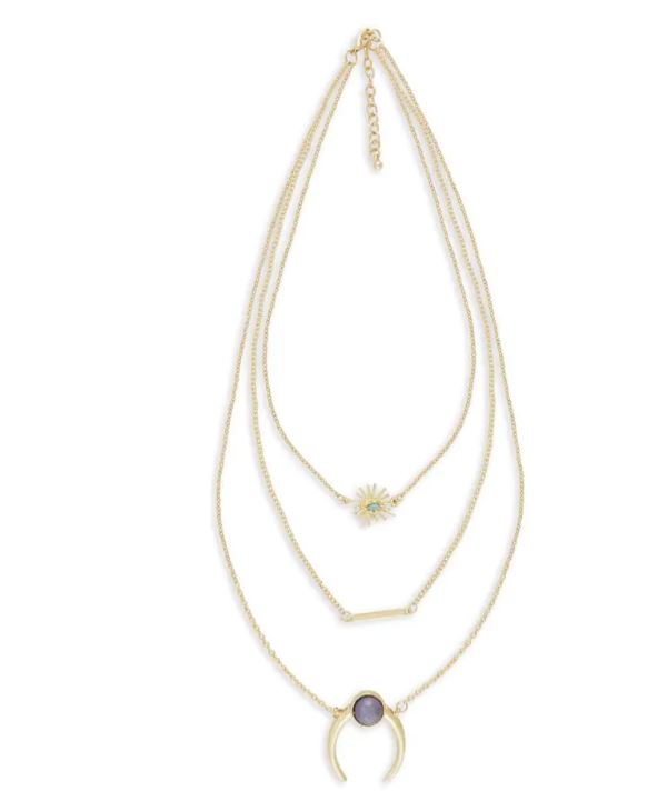 Myra Bag Midnight's Moon Necklace S-5959