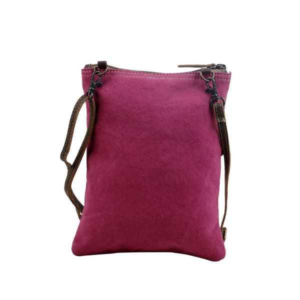 Myra Bag Pink Canvas Crossbody Bag S-2874