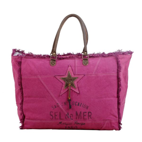 Myra Bag Popping Pink Weekender Bag S-2805