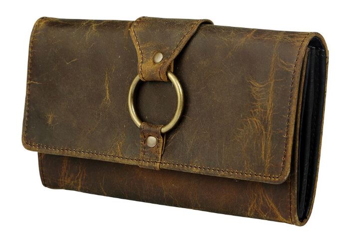 Myra Bag Ring Leather Wallet S-3131