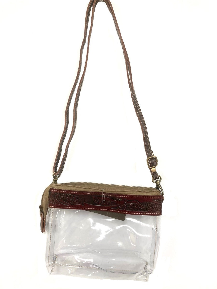 Myra Bag Tooled Clear Bag 2891-CUSTOM