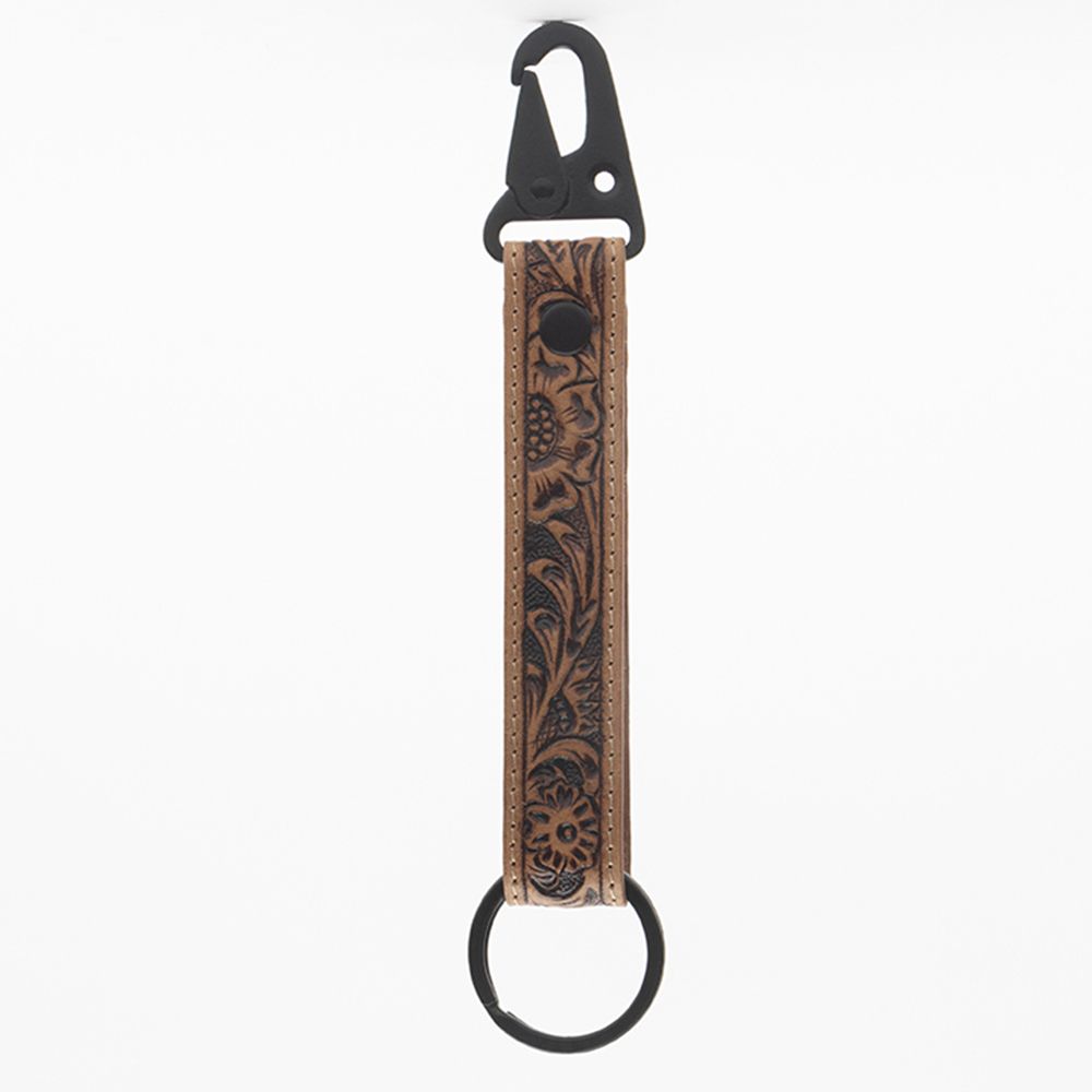 Myra Bag Western Days Tooled Key Fob S-9633