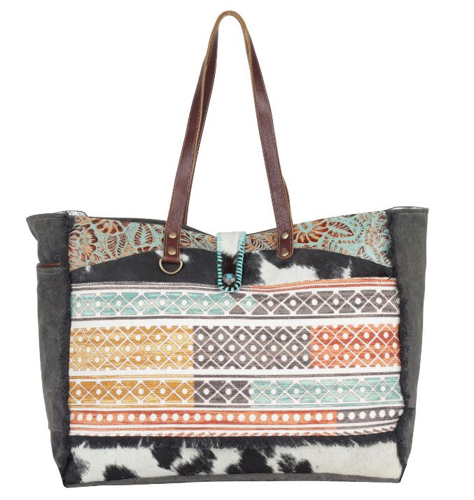 Myra Bags Earthy Tones Weekender Bag S-4420