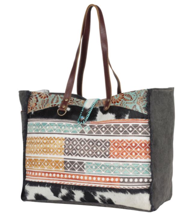 Myra Bags Earthy Tones Weekender Bag S-4420